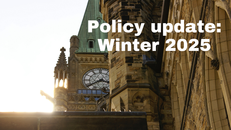 Policy update winter 2025